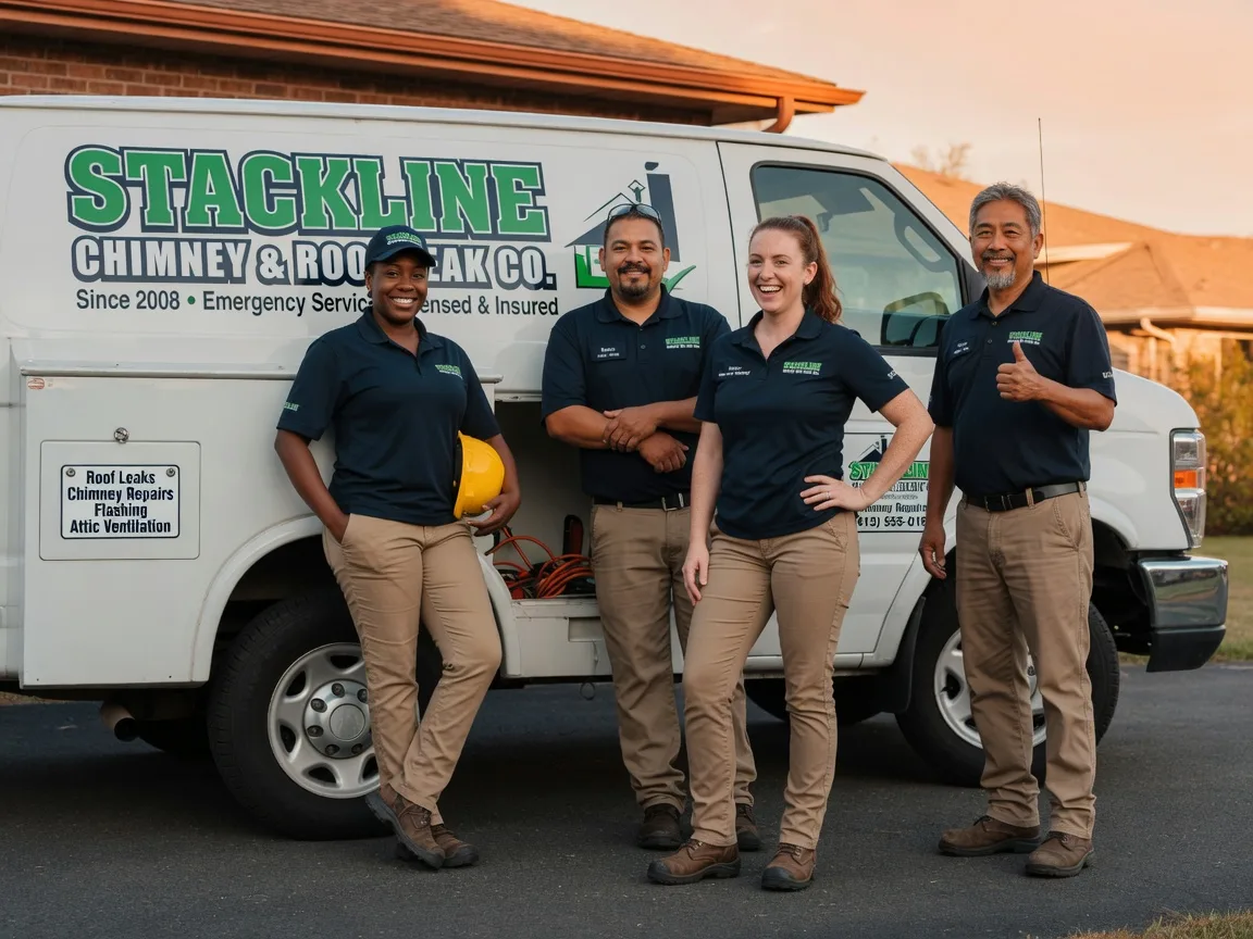 Chimney flashing repair company in Waveland, MS